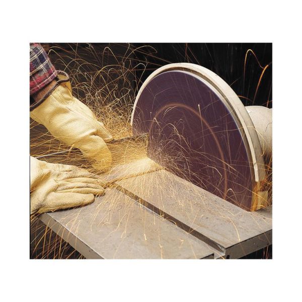 3M 051144-20871 348D Heavy Duty PSA Deburring Brush, 8 in Dia Disc, 60 Grit, Medium Grade, Aluminum Oxide Abrasive, Cloth Backing